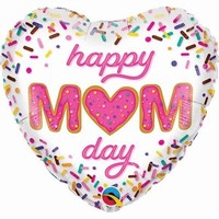 BALÓNEK fóliový srdce Happy Mom day 46 cm