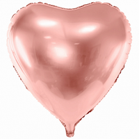 BALÓNEK fóliový srdce Rose Gold 73cm