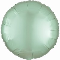 BALÓNEK latexový Kruh saténový Mint green 43cm