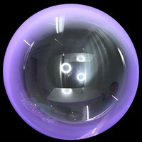 BALÓNOVÁ bublina Ombré fialová 45cm