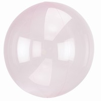 BALÓNOVÁ bublina krystalová sv.růžová