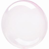 BALÓNOVÁ bublina krystalová světle růžová