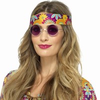 BRÝLE Hippie fialové