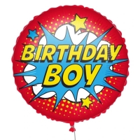 Bal�nek f�liov� Birthday Boy superhrdina 46 cm