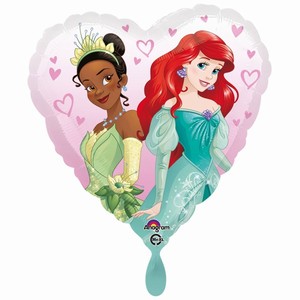 Balnek fliov Disney princezny, srdce 45 cm