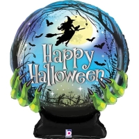 Balónek fóliový Happy Halloween sněžítko 69 cm