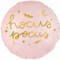 Balónek fóliový Hokus pokus růžový 35 cm