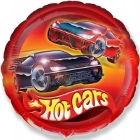 Balónek fóliový Hot Cars 45 cm