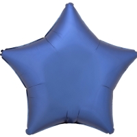 Balónek fóliový Hvězda saténová modrá 48 cm