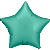 Balónek fóliový Hvězda saténová nefritová 48 cm