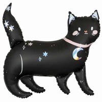 Balónek fóliový Kočka černá 81 x 80 cm