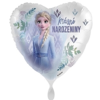 Balónek fóliový Krásné narozeniny Elsa 43 cm