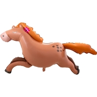 Balónek fóliový Kůň 124x85 cm