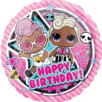 Balónek fóliový LOL Surprise Glam Birthday 43 cm