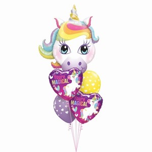 BALÓNEK fóliový Magický jednorožec 46cm