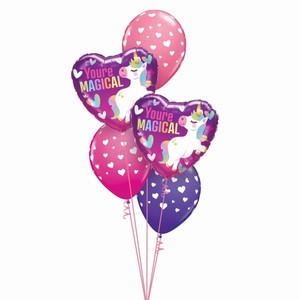 BALÓNEK fóliový Magický jednorožec 46cm