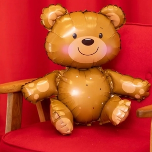 Balónek fóliový Medvídek 60x64 cm