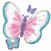 Balónek fóliový Motýl 73x71cm