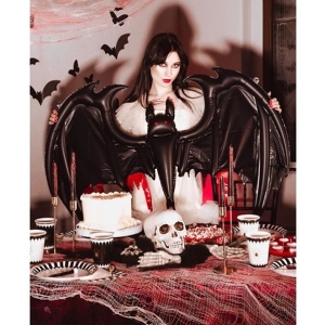 Balnek fliov Netopr ern 120x81 cm