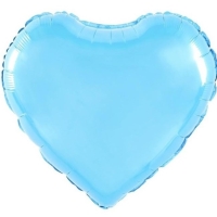 Balónek fóliový Srdce modré 45 cm