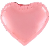 Balónek fóliový Srdce růžové 45 cm