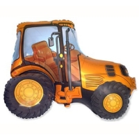 Balónek fóliový Traktor oranžový 61 cm