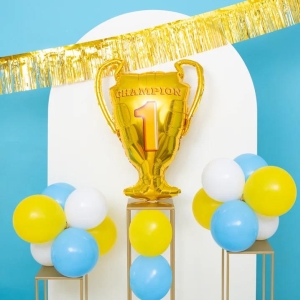 Lesklý fóliový balónek ve tvaru Poháru