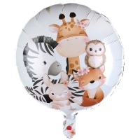 Balónek fóliový Zvířátka 45 cm