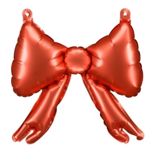 Bal�nek f�liov� �erven� ma�le do girlandy 5 ks