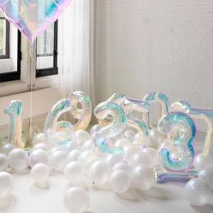 Balnek fliov stojac slo "4" duhov 72 cm