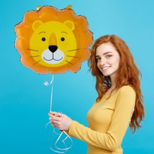 Bal�nek f�liov� Hlava lva 43 x 38 cm