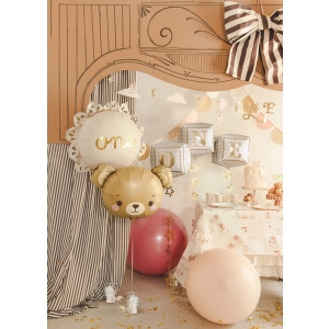 Balónek fóliový hlava medvídka 56x40 cm