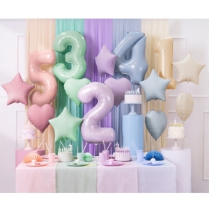 Balónek fóliový Hvězda mlhavě modrá 48 cm