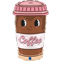 Balónek fóliový kelímek kávy 61 cm