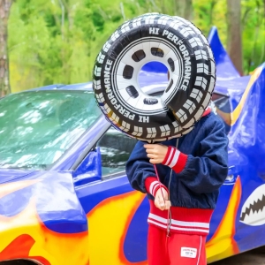 Balónek fóliový pneumatika 68x75cm