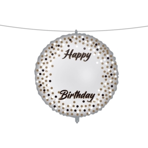 Balónek fóliový pro personifikaci se samolepicími číslicemi Puntík