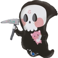 Balónek fóliový roztomilá smrtka 64 cm