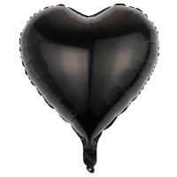 Bal�nek f�liov� srdce �ern� 50ks