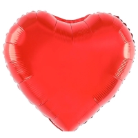 Bal�nek f�liov� srdce �erven� 82 cm