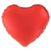 Bal�nek f�liov� srdce �erven� matn� 46 cm