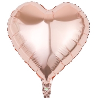 Bal�nek f�liov� srdce r��ov� zlato 50ks