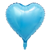 Bal�nek f�liov� srdce sv�tle modr� 50ks
