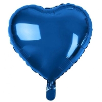 Bal�nek f�liov� srdce tmav� modr� 50ks