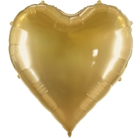 Bal�nek f�liov� srdce zlat� XXL 136x129 cm