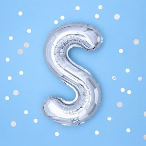 BALNEK fliov mini psmeno S stbrn 35 cm