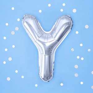 BALNEK fliov mini psmeno Y stbrn 35 cm