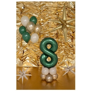 Balnek fliov lahvov zelen slo "8" 86 cm