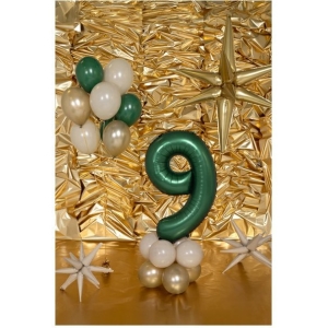 Balnek fliov lahvov zelen slo "9" 86 cm