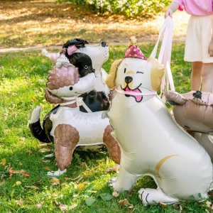 Balnek fliov stojac Pudl s kloboukem 58x84cm