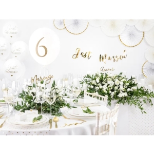 Balnek latexov bl s npisem Just Married 30 cm 1 ks